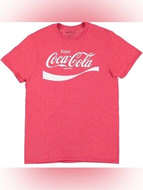 Coca Cola Men’s Red Logo Short Sleeve T-Shirt